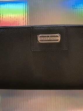 Alexis Bendel Brown Textured Wallet